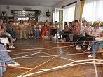 Medgeneracijski tabor MD za samopomoč Drava na Tojzlovem vrhu (september 2006) - mreža prijateljstva, medsebojno spoznavanje vseh udeležencev
